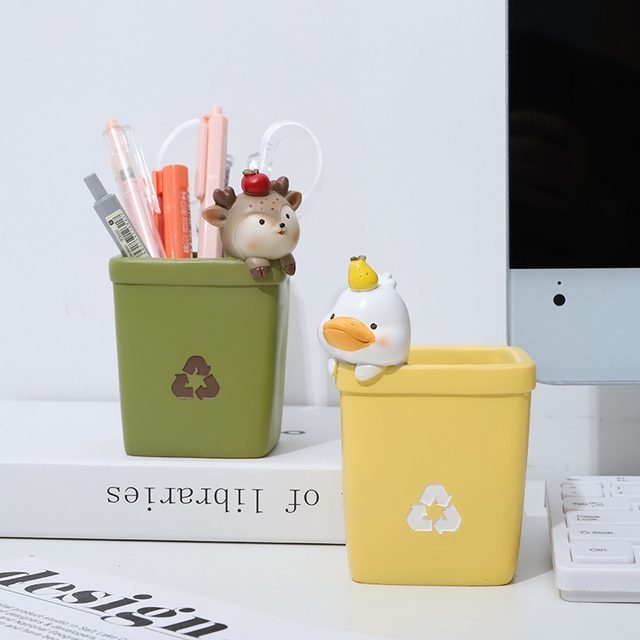 
ins desktop creative diy cartoon multi-home potted resin flower pot office gardening small meat flower pot container handmade