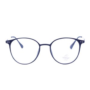 
TR full frame ultra light myopia glasses frame unisex frame small red book style transparent brown face showing small flat light anti-blue light