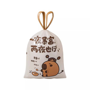 
Household large portable affordable cleaning bag thickened breakpoint easy to tear anti-odor overnight rich printed garbage bag