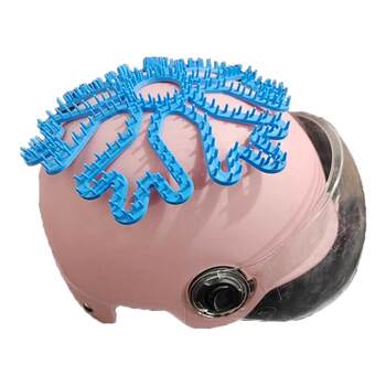 Helmet padding without pressing hair anti-pressure hairstyle artifact
