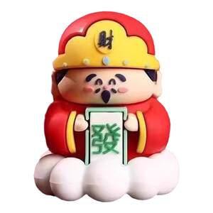 Cartoon Creative Wealth God Lord Automobile Swing Office Car Desktop Pendant Cute Automobile Fortune Decoration
