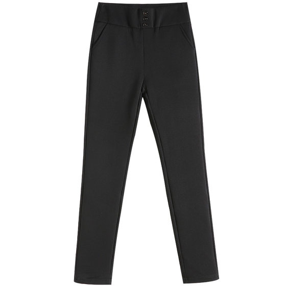 
Meng Shuya Down Pants Women's New 2024 Autumn and Winter High Waist Slimming Elastic Slim Warm Casual Pencil Pants Women