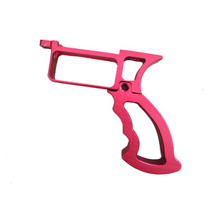 
Aluminum alloy rear handle grip slingshot accessories hole spacing 9.2cm separate oblique grip handle combination complete set