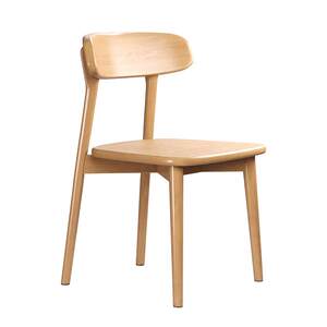 
Solid wood dining chairs for home use 2026 new simple modern backrest dining tables and chairs soft-packed log style Nordic restaurant chairs
