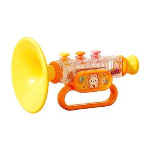 Small trumpet children's toys baby baby blowing music musical instruments can be bitten and whistled