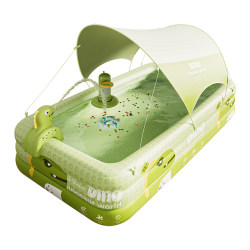 Inflatable swimming pool children's home folding pool