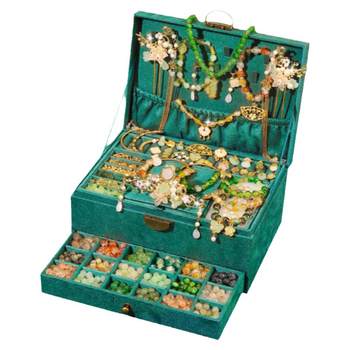 Children's ancient style glass beaded bracelet gift box
