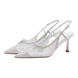 
Nobeda slim heel 2025 summer new fashion comfortable pointed butterfly rhinestone fashion sandals RM257501