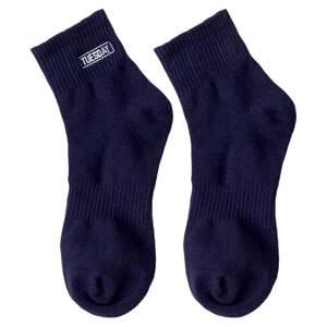 Men's autumn and winter socks in autumn, pure color black white ins, tide week, waist sports pure cotton odor anti -stinky socks