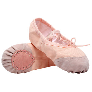 Dance shoes for girls and boys with soft soles for practice, pink ballet cat claw dance shoes for boys and girls, adult Chinese dance