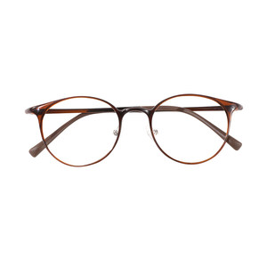 
Ultra-light brown glasses frame for women myopia can match with square and round face without makeup, small frame frame for blue light Korean