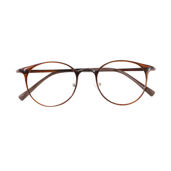 
Ultra-light brown glasses frame for women myopia can match with square and round face without makeup, small frame frame for blue light Korean