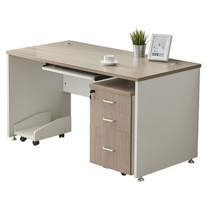 
Single office desk and chair combination modern simple small office 1.2 meters 1.4 meters school staff boss computer desk