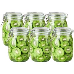 Household food grade glass bottle pickle storage jar