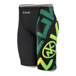 Zhouke boy five -point swimming trunks Children's swimming trunks boys professional training competition zoke Zhongdong swimsuit
