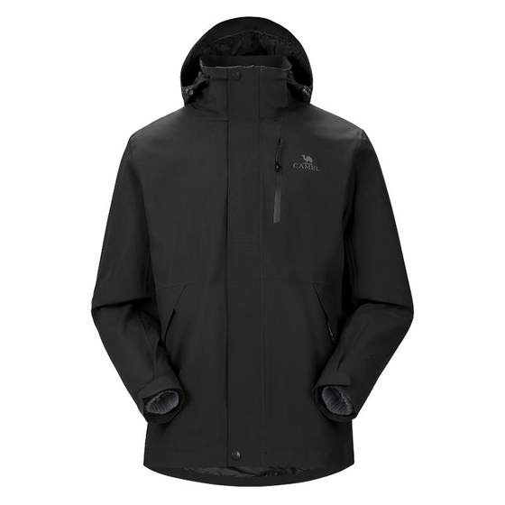 
[Double 12 Super Hot Products Day] Camel 3514 Series Jacket Men's and Women's Three-in-One Windproof and Waterproof Jacket