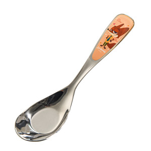 
Zootopia Cartoon Stainless Steel Ingot Spoon Food Grade Children's Spoon Judy Nick Disney Co-branded Spoon