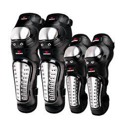 Wasavi motorcycle riding stainless steel elbow and knee pads