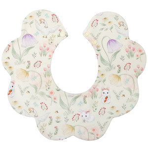 
haakaa saliva towel baby newborn infant category a pure cotton rotatable anti-vomiting pad towel men and women baby bib