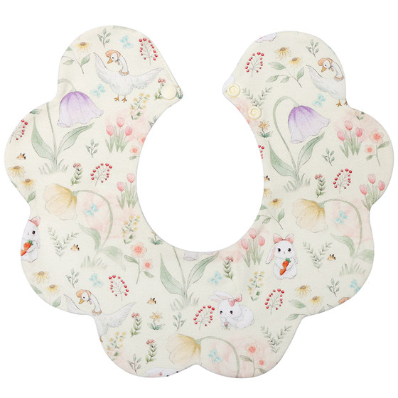 
haakaa saliva towel baby newborn infant category a pure cotton rotatable anti-vomiting pad towel men and women baby bib