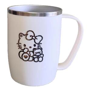 304 stainless steel wash cup anti-mold brushing water cup with handle family simple cute couple cup