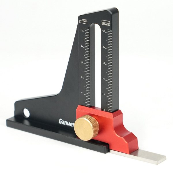 Jauge De Profondeur Magnétique Pour Scie Circulaire Ou Scie à Table - Alliage Aluminium, Mesures Métrique/impérial - Réglage Précis