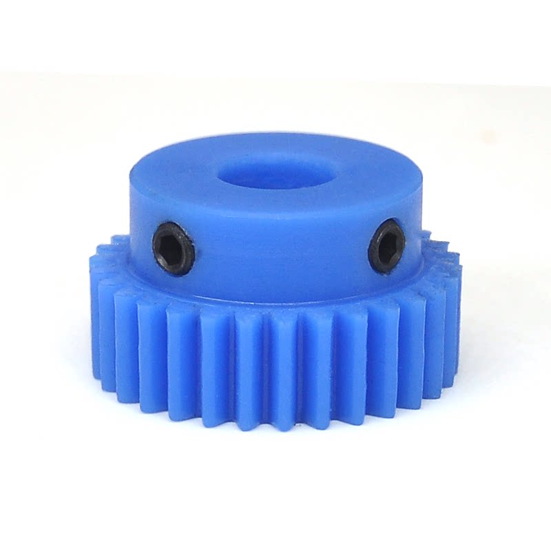 Blue Nylon Gear 1m 28 Tooth Convex Step Spur Gear