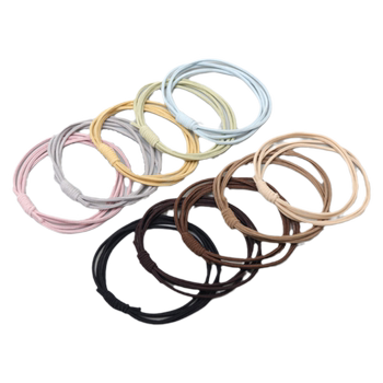 High elastic durable rubber band women's hair tie rope
