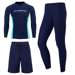 
Korean diving suit women jellyfish suit sun protection snorkeling long-sleeved swimsuit split suit couple surf suit men swimsuit