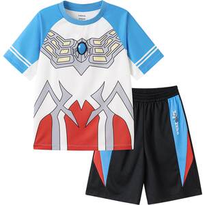 
[Ultraman IP] Balabala children's clothing children's short-sleeved suit boys 2026 children's clothing summer men's two-piece set