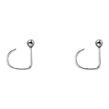 999 Sterling Silver Dog Earrings Don't Remove Earrings