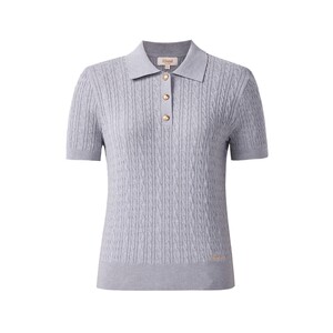 
[Mulberry Silk] Eland T-shirt Feminine Short Sleeve Lapel Pullover Knitted T-shirt 2026 Summer New Style