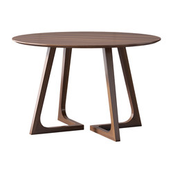 Solid wood round table leisure negotiation table commercial reception table