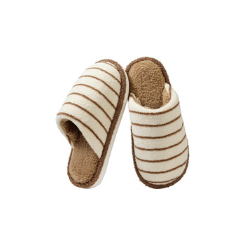
Plush plush cotton slippers for home silent, warm and non-slip