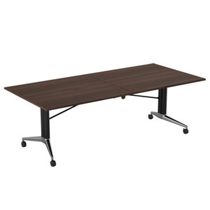 
Folding conference table, long table, training table, movable splicing desk, reception and negotiation table, light luxury and high-end feel