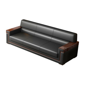 Office sofa minimalist modern business reception room single person three person office coffee table combination set