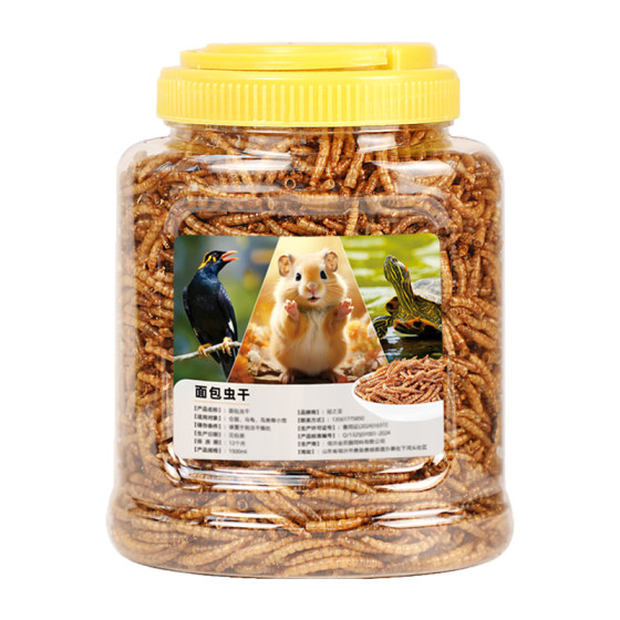 
Cockatiel mealworm dry pet bird hamster mealworm snack small sun parrot special feeding bird food