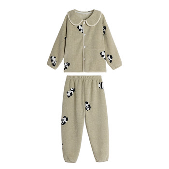 New Girls Casual Plush Home Clothes Set