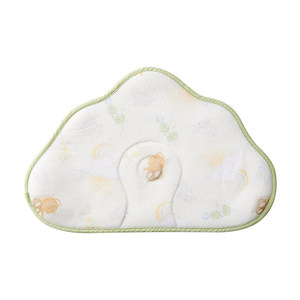 October crystal baby cloud pillow, sweat-absorbent and breathable newborn pillow, pure cotton baby cloud pillow cover, flat pillow, spring and summer style