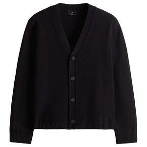 
HM men's and women's sweaters spring wool couple brushed sweater V-neck cardigan 1301219