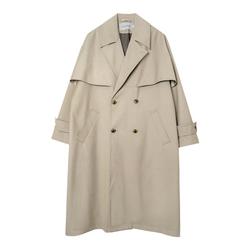 Wp Shirakawa Shawl Style Double-breasted Coat Mid-length Windbreaker Jacket For Men Spring And Autumn