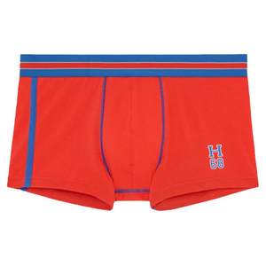 
French HOM boxer briefs sports underwear antibacterial running fitness training men's pure cotton sweat-wicking anti-wear crotch underwear