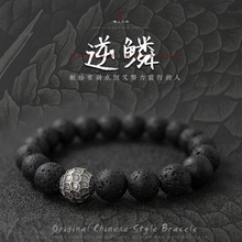 Bracelets for men, trendy Buddha beads, bracelets for transporting beads, bracelets for men, jewelry for men, obsidian, volcanic stone, tiger eye stone