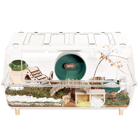 
It is suitable for hamster cages, acrylic extra large villas, 88 crystal cages, gold bear breeding cages, special large house supplies