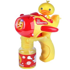 
Zhen Chao Platypus Baby Bubble Stick Children's Bubble Blowing Toy Gun Internet Celebrity Fully Automatic Bubble Camera Replenishment