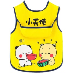Baby Eating Gown Bib Boys And Girls Baby Anti-dressing Waterproof Apron Rice Pocket Kindergarten Protective Clothing Four Seasons