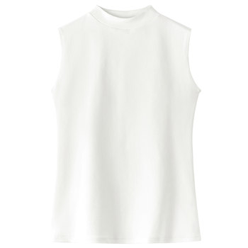 Thick and versatile warm half-high collar simple camisole