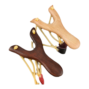 Kids and children toys boys rubber band solid wood wood high precision slingshot safety frame wood safety nostalgic slingshot