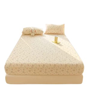 
Double-layer gauze bed sheet cover single piece 2026 new thickened dormitory single non-cotton pure cotton sheet mattress protector