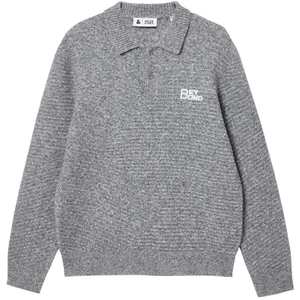 
[5% wool] Jack Jones men's autumn new POLO collar textured sweater dark pattern jacquard sweater